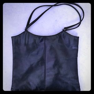 Kenneth Cole black leather handbag